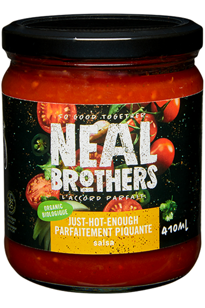 Organic Just-Hot-Enough Salsa, 410mL