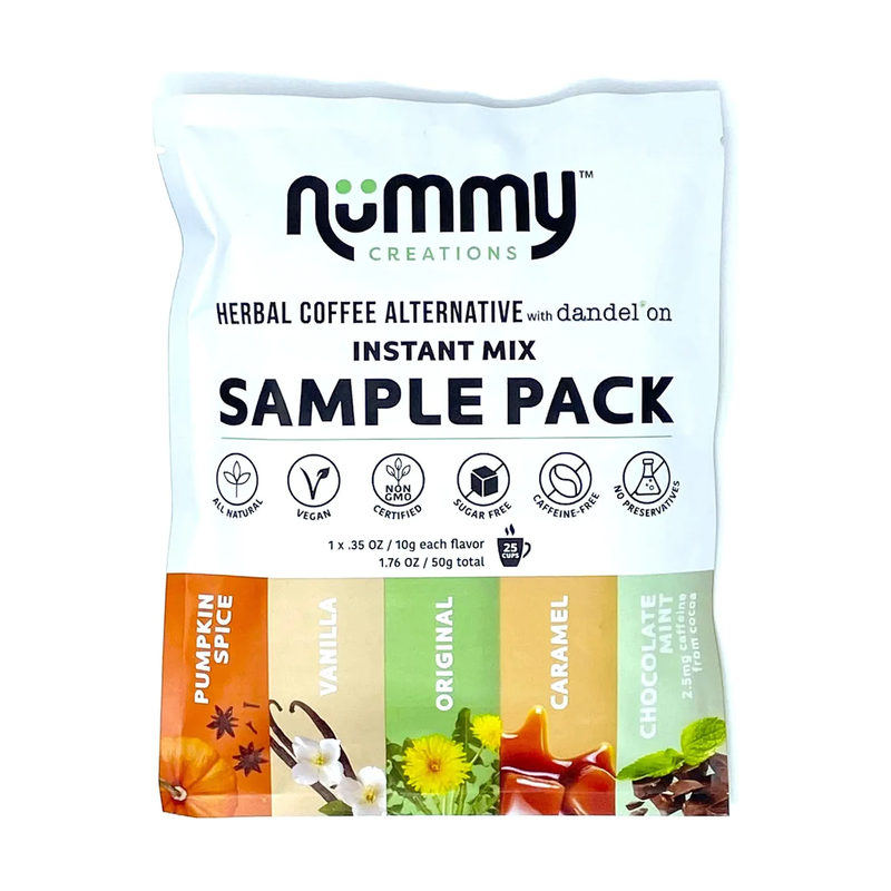 Herbal Coffee Alternative with Dandelion, Sample Pack 5 x 10g