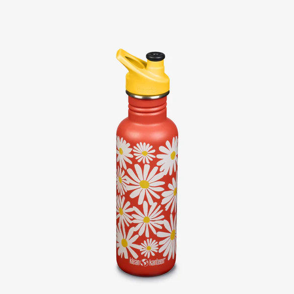 Classic 800mL with sport lid, Daisy