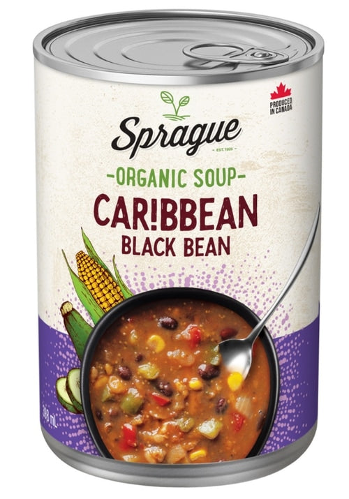 Organic Caribbean Black Bean Soup, 398mL