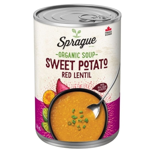 Organic Sweet Potato Red Lentil Soup, 398mL