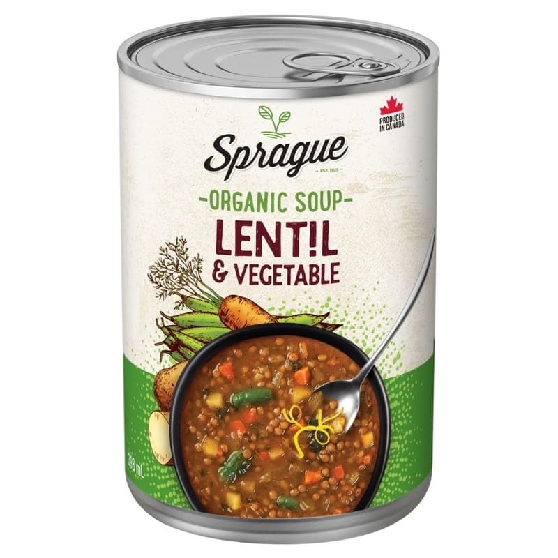 Organic Lentil & Vegetable Soup, 398mL