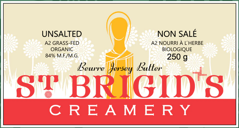 Brigid's Unsalted Butter 250g