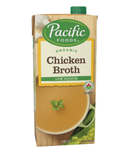 Organic Low Sodium Chicken Broth, 946mL