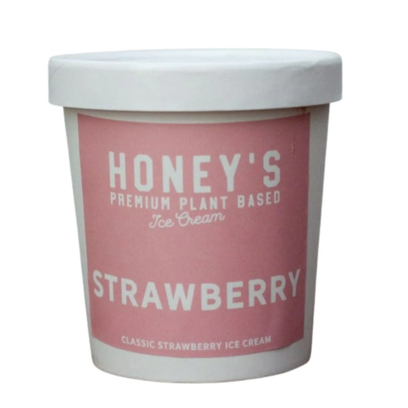 Strawberry Plant Based Ice Cream, 1 Pint