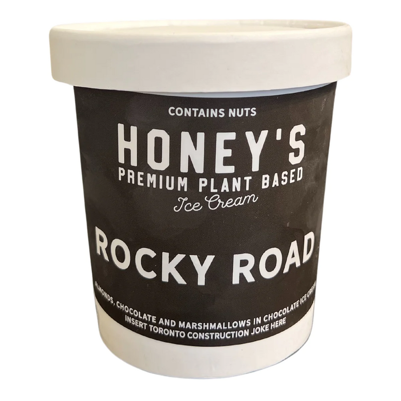 Rocky Road Plant Based Ice Cream, 1 Pint