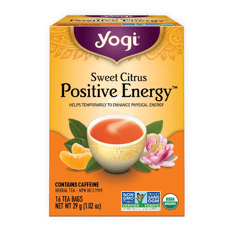 Sweet Citrus Positive Energy Tea, 16 Tea Bags