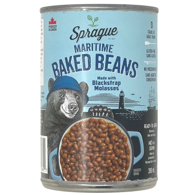 Maritime Baked Beans with Blackstrap Molasses, 398mL