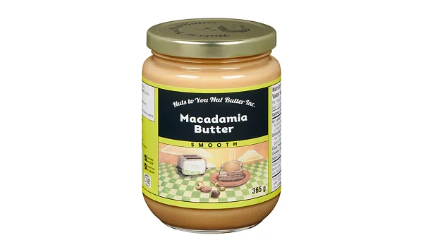Macadamia Butter, Smooth 365g