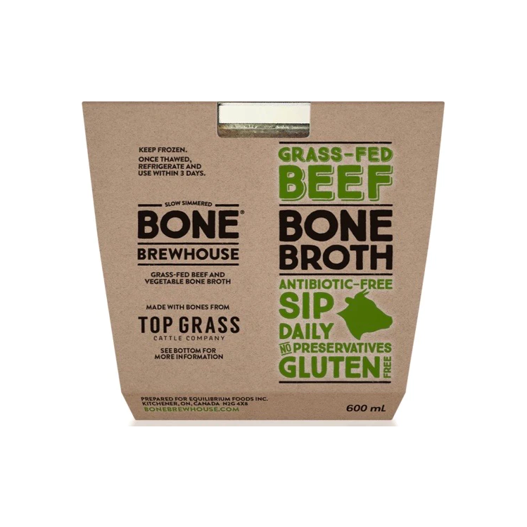 Grass Fed Beef Bone Broth, 600mL