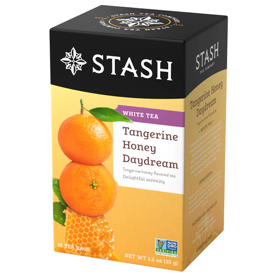 Tangerine Honey Dream White Tea, 18 Tea Bags