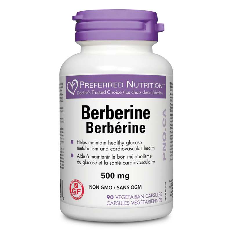 Berberine 500mg, 90 Capsules
