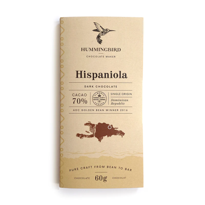 Hispaniola 70% Chocolate Bar, 60g