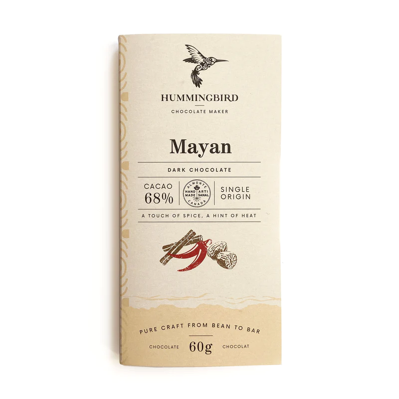 Mayan 68% Chocolate Bar, 60g