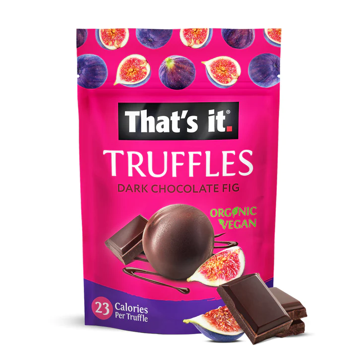 Organic Dark Chocolate Fig Trufles, 100g