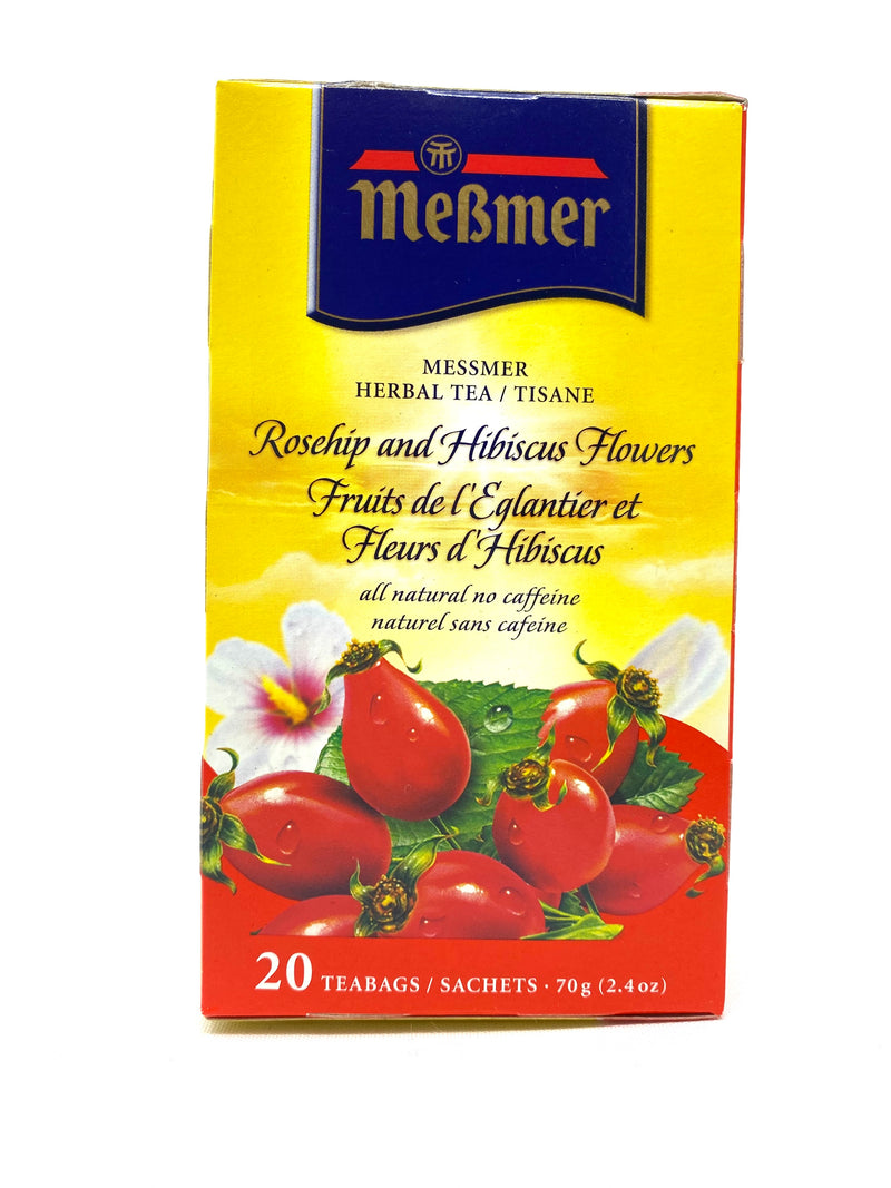 Rosehip & Hibiscus Flowers, 20 tea bags
