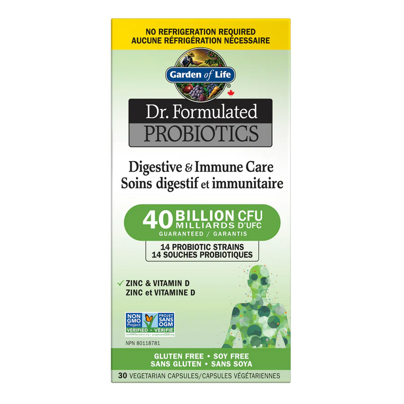 Dr. Formulated Probiotics Digestive & Immune Care, 30 Capsules