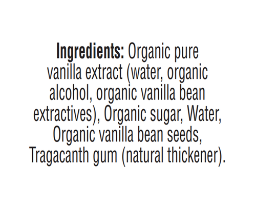 Organic PUre Vanilla Bean Paste, 56g