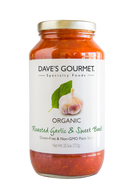 Organic Roasted Garlic & Sweet Basil Pasta Sauce, 754mL