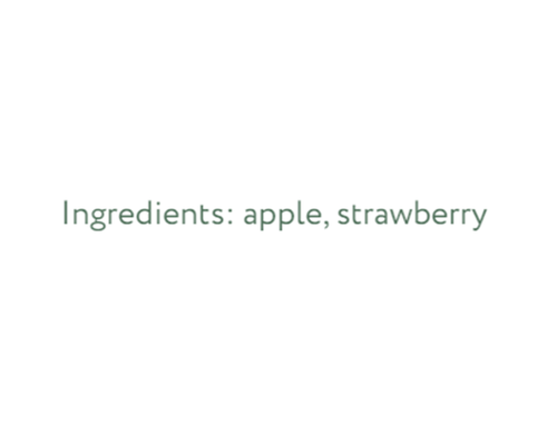 Apple-Strawberry Fruit Rolls, 10 Pack 100g