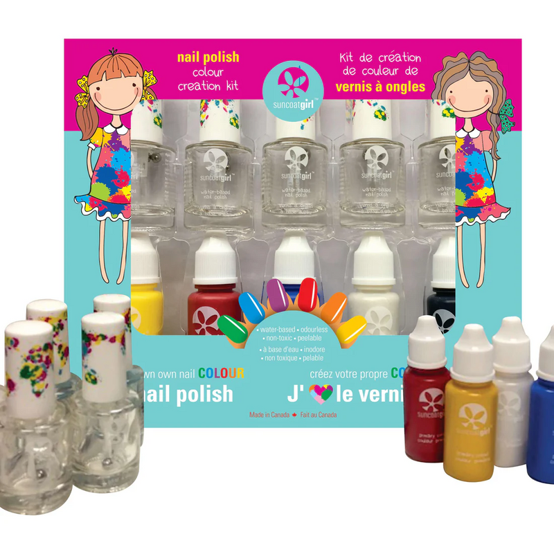 Kids Water-Based Nail Polish Color Creation Kit