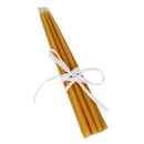 Beeswax Thin Taper Candles - Natural, 10 pack