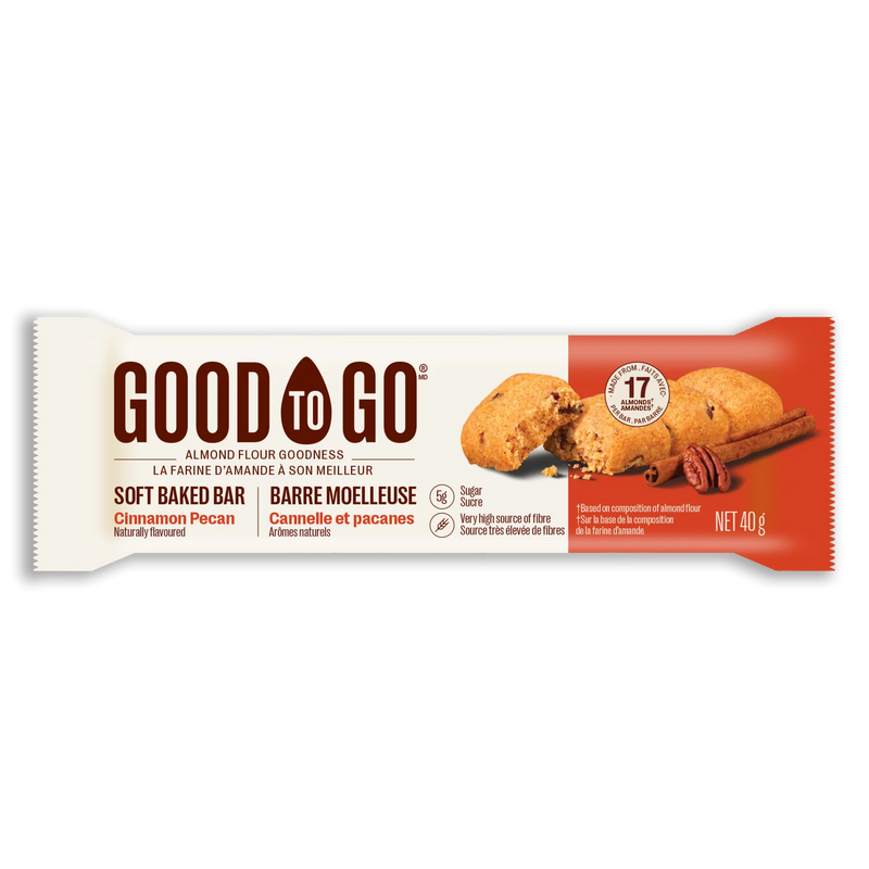 Soft Baked Bars, Cinnamon Pecan 40g