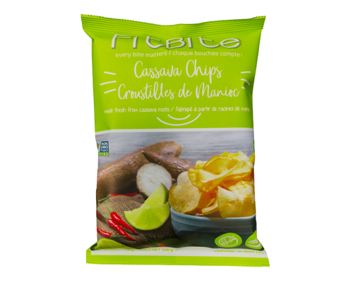 Cassava Chips, Chili Lime 100g