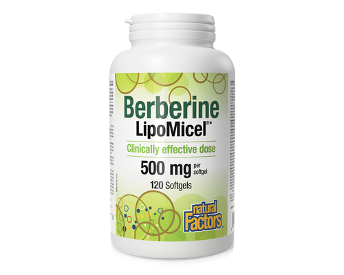 Berberine LipoMicel, 500mg 120 Softgels