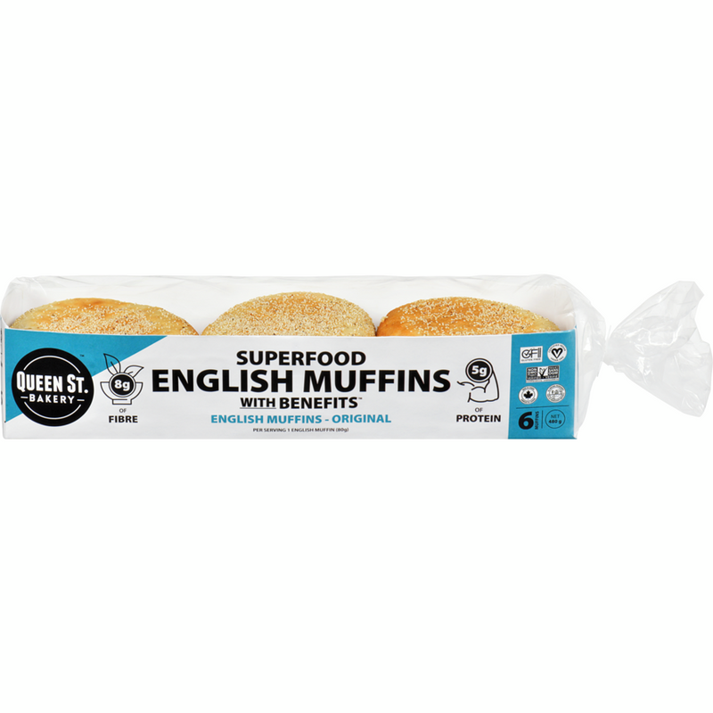 Superfood English Muffins, 6 pack