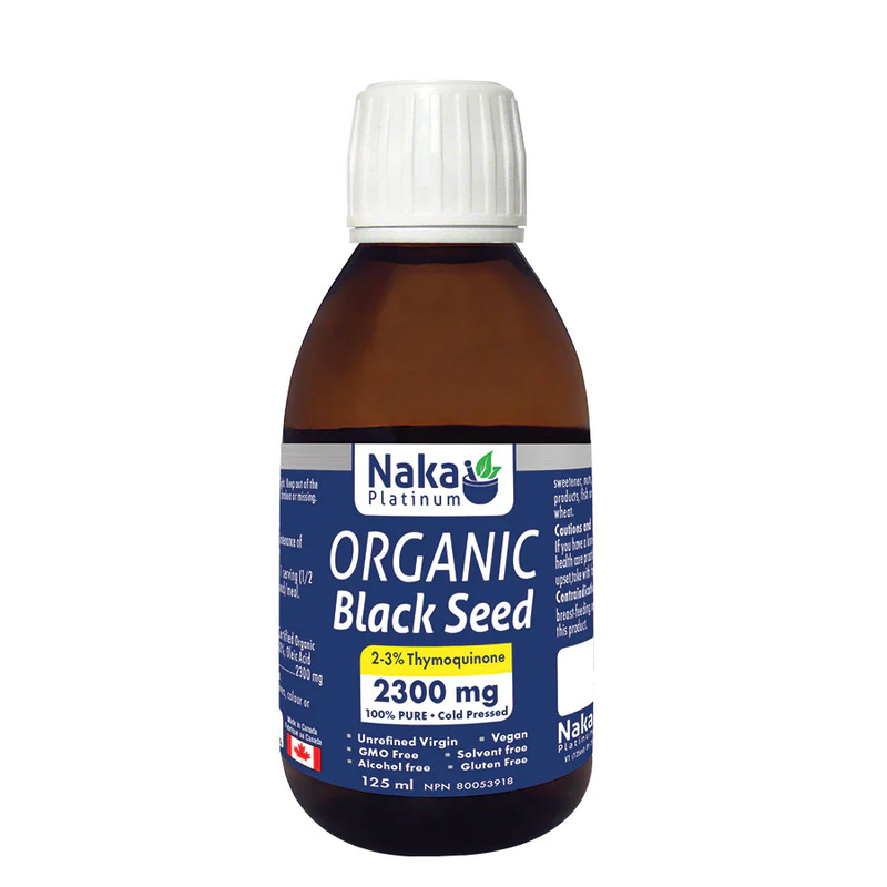 Organic Black Seed Oil, 125mL
