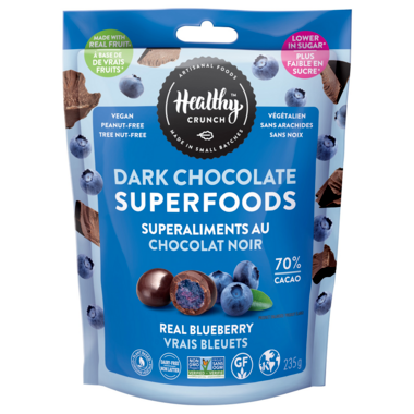 Dark Chocolate Superfoods, Real Blueberry 235g