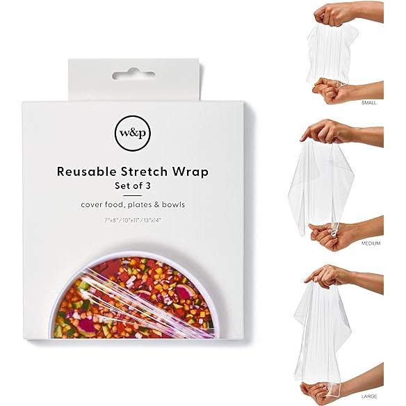 Reusable Stretch Wrap, Set of 3