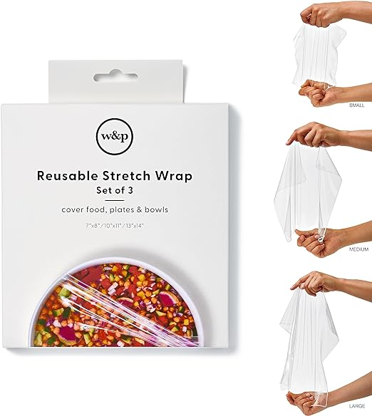 Reusable Stretch Wrap, Set of 3