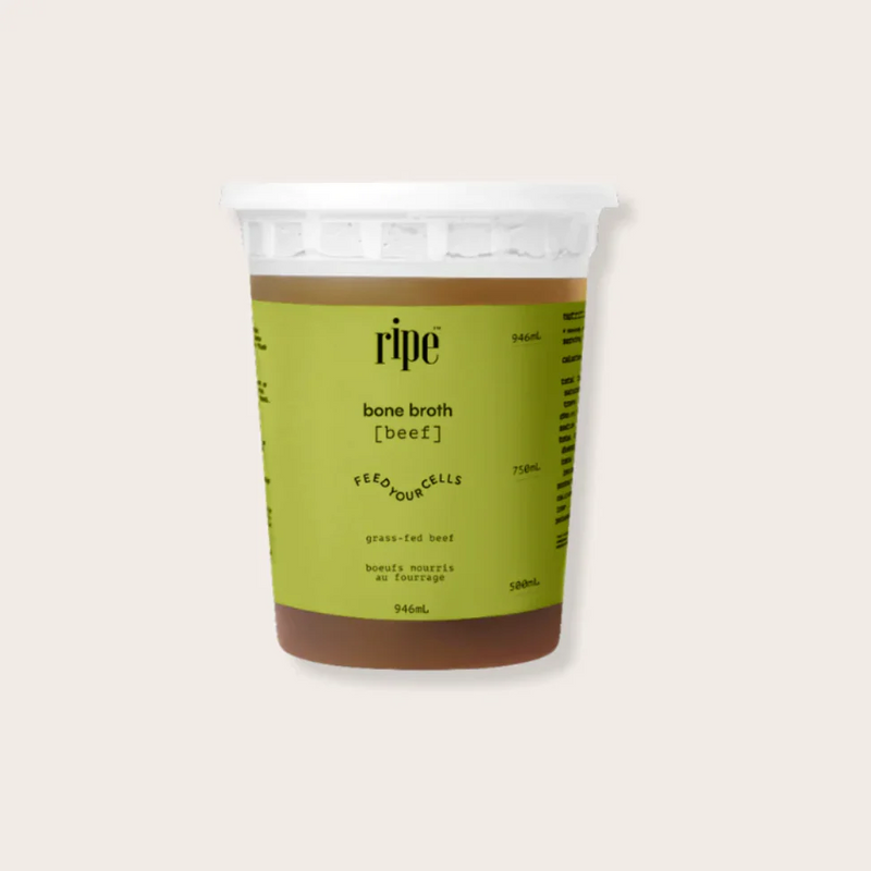 Grass Fed Beef Bone Broth, Frozen 750mL