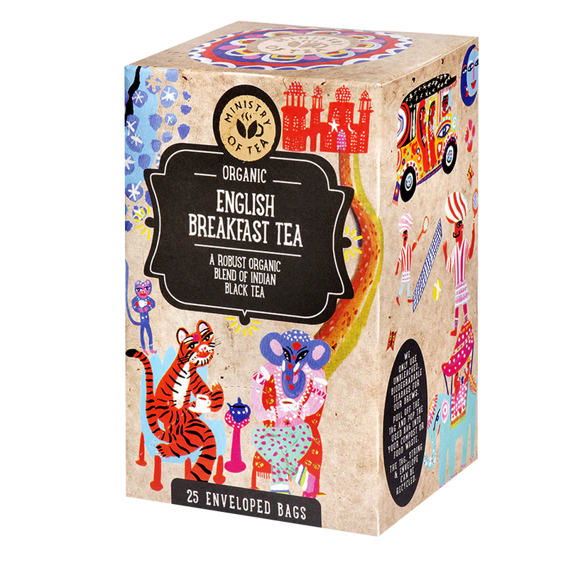 Organic English Breakfast Tea, 25 Bags