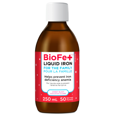 BioFe+ Iron Liquid for the family, 250mL