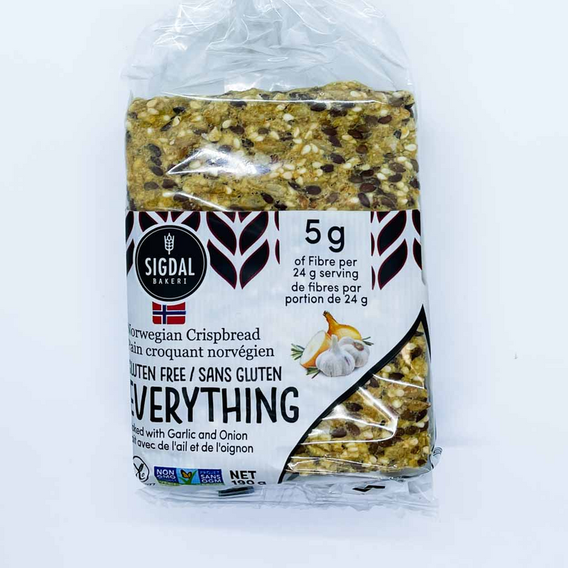 Gluten Free Norwegian Crispbread, Everything 190g