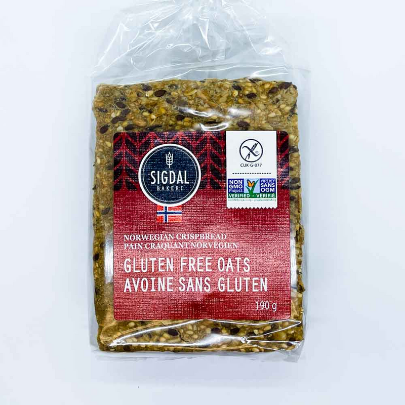 Gluten Free Norwegian Crispbread, Oats 190g