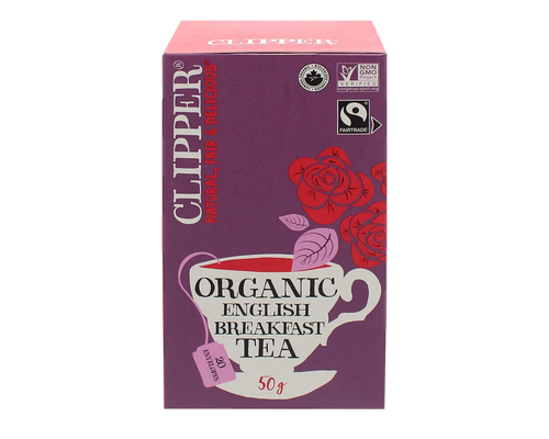 Organic English Breakfast Tea, 50g 20 Tea Bags