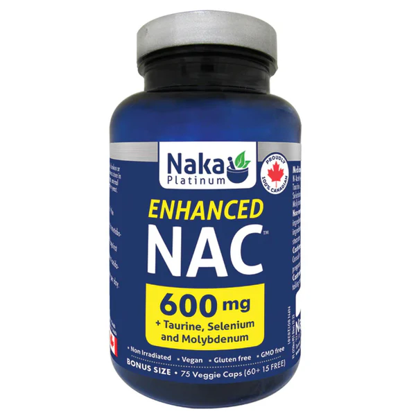 Enhanced NAC 600mg, 75 Capsules