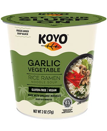 Garlic Vegetable Ramen Cup, 57g