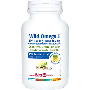 Wild Omega 3 Easy Swallow Size, Lemon Flavour 60 Softgels