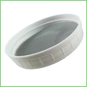 Sprouting Lid with Stainless Steel Screen, Wide Mouth