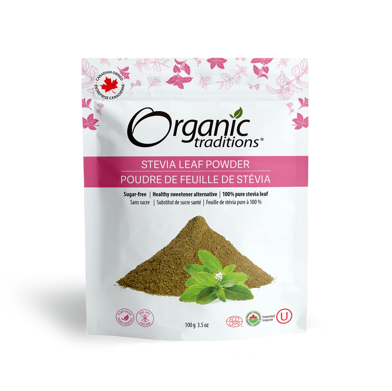 Organic Stevia Leaf Powder, 100g