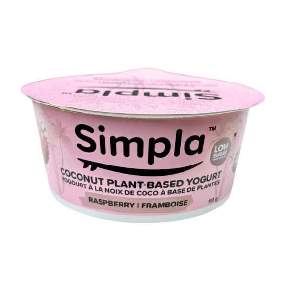 Coconut Plant-Based Yogurt, Raspberry 113g