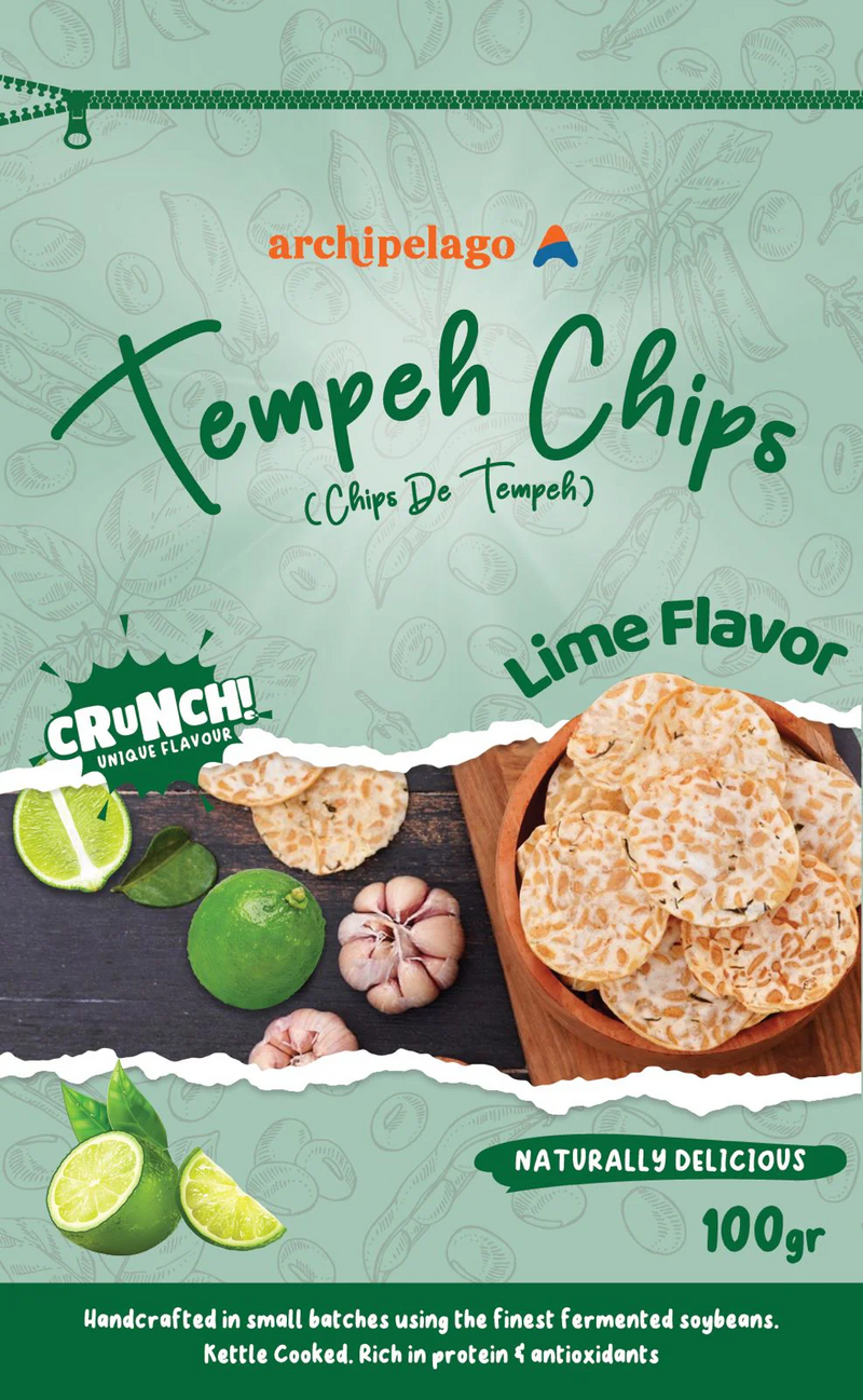 Tempeh Chips, Lime 70g