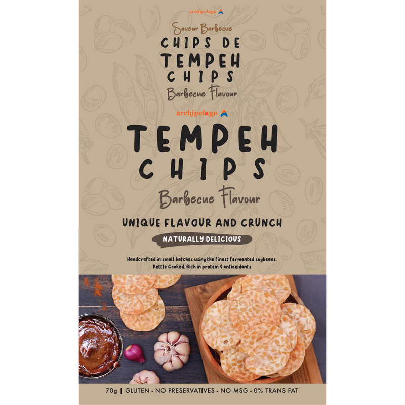 Tempeh Chips, Barbecue 70g