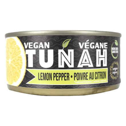 Vegan Tunah, Lemon Pepper 150g