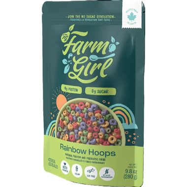 Rainbow Hoops Cereal, 280g